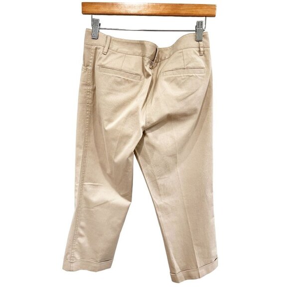 Dolce & Gabbana Capri Pants Khaki Button/Zipper Closure sz(8.5) - Picture 6 of 9